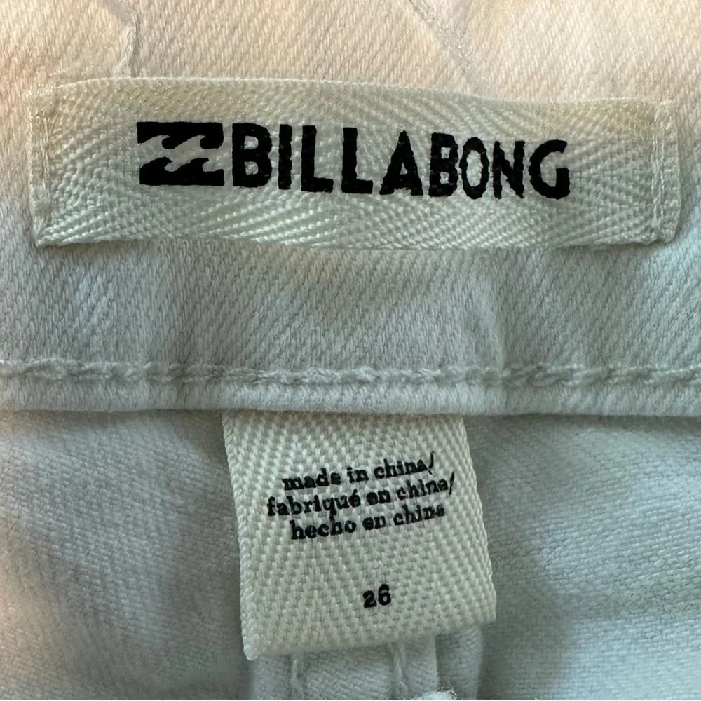 Billabong Denim Frayed Shorts